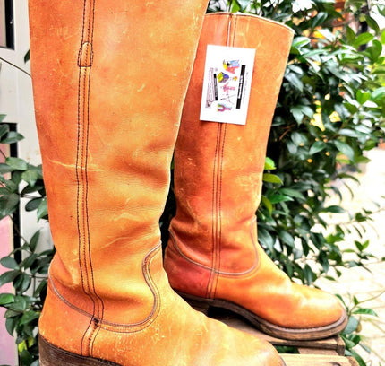 Vintage 70's / 80's Pull Up Boots - Yatva