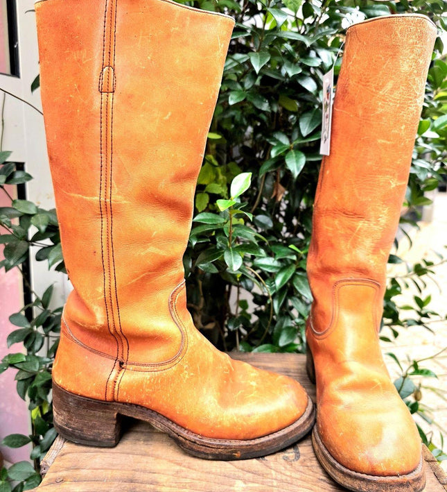 Vintage 70's / 80's Pull Up Boots - Yatva
