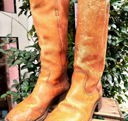 Vintage 70's / 80's Pull Up Boots - Yatva