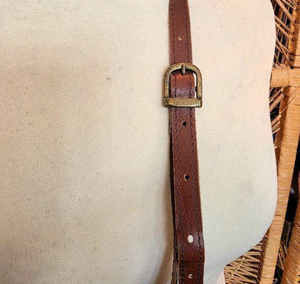 Vintage 70s /80s Satchel Leather Briefcase Shoulder Bag - Yatva