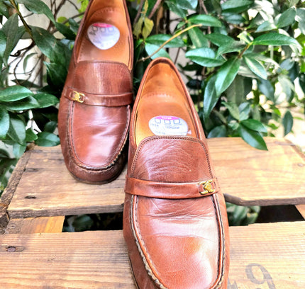 Vintage 70's / 80's Sioux Slip on Moccasin Shoes - Yatva