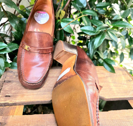 Vintage 70's / 80's Sioux Slip on Moccasin Shoes - Yatva