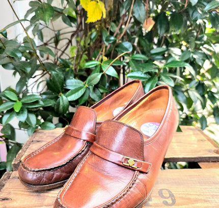 Vintage 70's / 80's Sioux Slip on Moccasin Shoes - Yatva