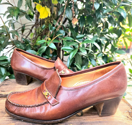 Vintage 70's / 80's Sioux Slip on Moccasin Shoes - Yatva
