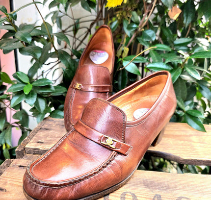 Vintage 70's / 80's Sioux Slip on Moccasin Shoes - Yatva