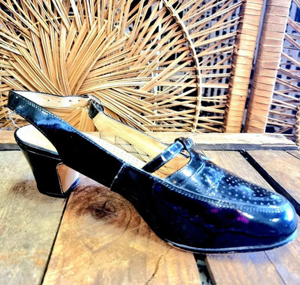 Vintage 70s / 80s Slingback Shoes - Yatva