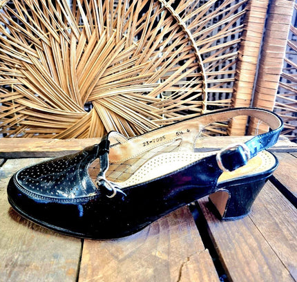 Vintage 70s / 80s Slingback Shoes - Yatva