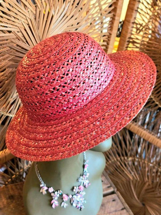 Vintage 70s / 80s Straw Sun Hat - Yatva