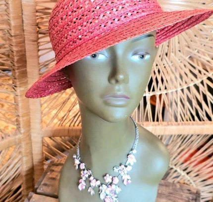 Vintage 70s / 80s Straw Sun Hat - Yatva
