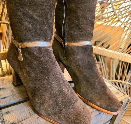 Vintage 70s / 80s Suede Boots - Yatva