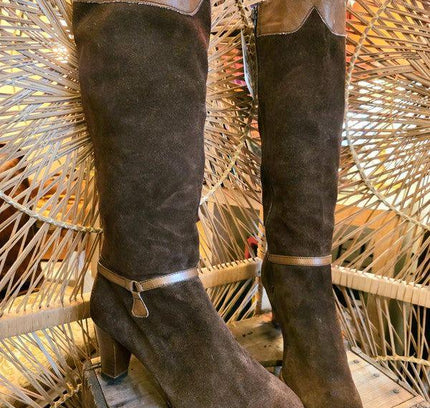 Vintage 70s / 80s Suede Boots - Yatva