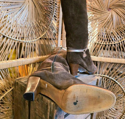 Vintage 70s / 80s Suede Boots - Yatva