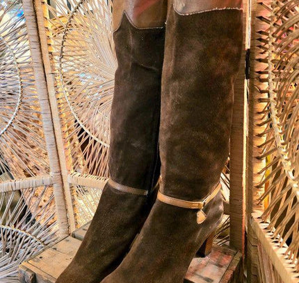 Vintage 70s / 80s Suede Boots - Yatva