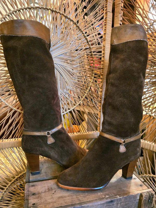 Vintage 70s / 80s Suede Boots - Yatva