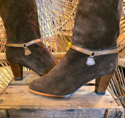 Vintage 70s / 80s Suede Boots - Yatva