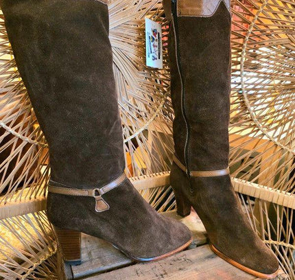 Vintage 70s / 80s Suede Boots - Yatva