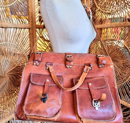 Vintage 70´s / 80´s Tote Shoulder Bag - Yatva