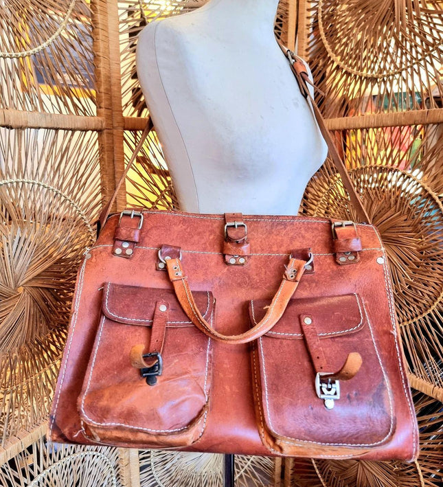 Vintage 70´s / 80´s Tote Shoulder Bag - Yatva