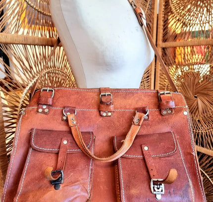 Vintage 70´s / 80´s Tote Shoulder Bag - Yatva