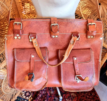 Vintage 70´s / 80´s Tote Shoulder Bag - Yatva