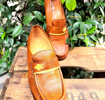 Vintage 70's / 80's V.D. Hammen Brogue Mocassin Shoes - Yatva