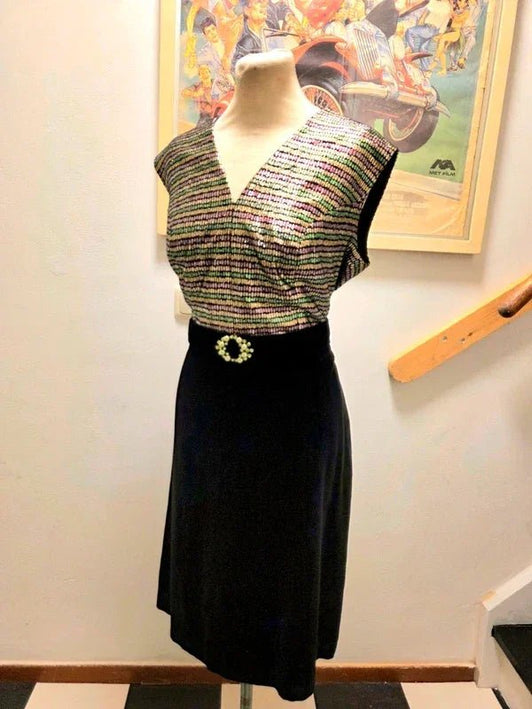Vintage 70's / 80's Velours Champion Dress - Yatva