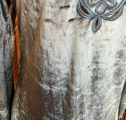 Vintage 70s /80s Vera Mont Velvet Style Maxi Dress - Yatva