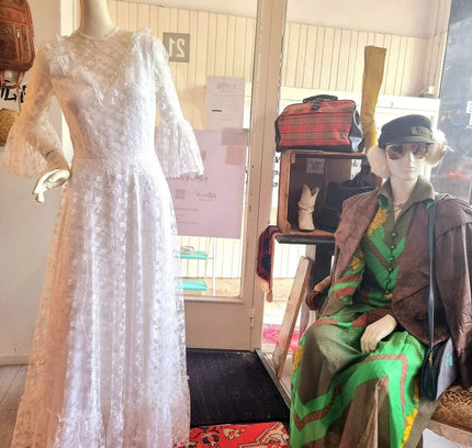 Vintage 70's/ 80's Vera Mont Wedding Dress - Yatva