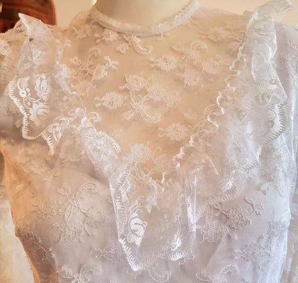 Vintage 70's/ 80's Vera Mont Wedding Dress - Yatva