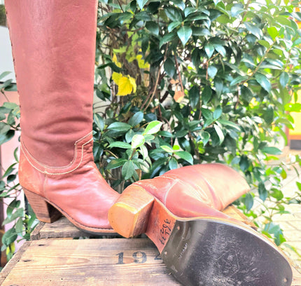 Vintage 70's / 80's Wild Pair Leather Boots - Yatva