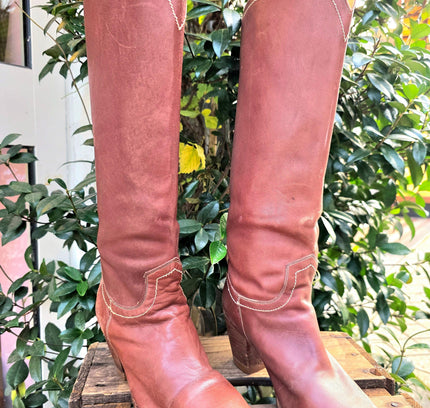 Vintage 70's / 80's Wild Pair Leather Boots - Yatva