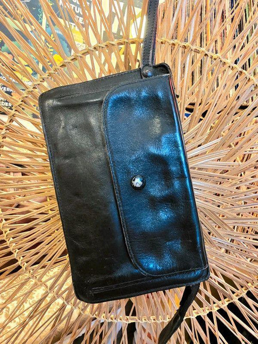 Vintage 70s / 80s Wrist Bag - Clutch Wallet - Yatva