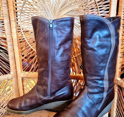 Vintage 70s Ara Wedge boots - Yatva