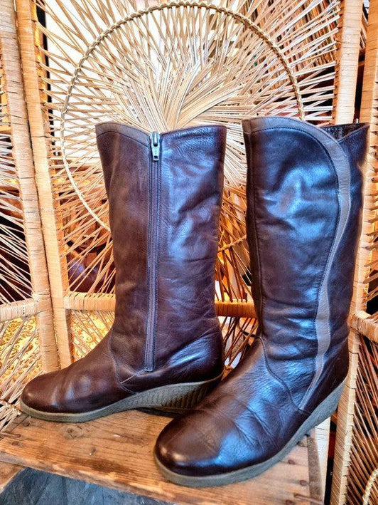 Vintage 70s Ara Wedge boots - Yatva
