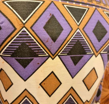 Vintage 70's Art Deco Style Maxi Dress - Yatva
