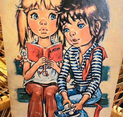 Vintage 70's Big Eye Jolylle Print - Yatva