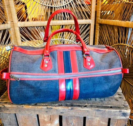 Vintage 70's Canvas Duffle Bag - Yatva