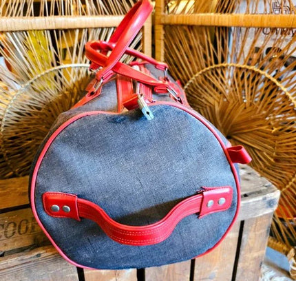 Vintage 70's Canvas Duffle Bag - Yatva