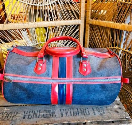Vintage 70's Canvas Duffle Bag - Yatva