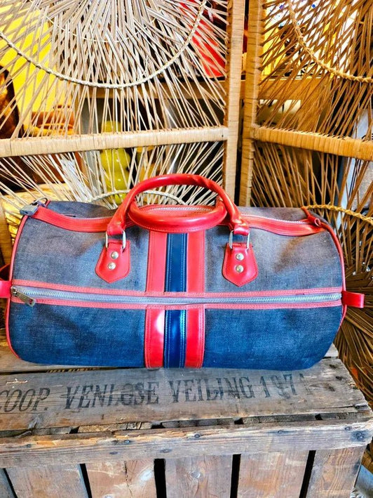 Vintage 70's Canvas Duffle Bag - Yatva