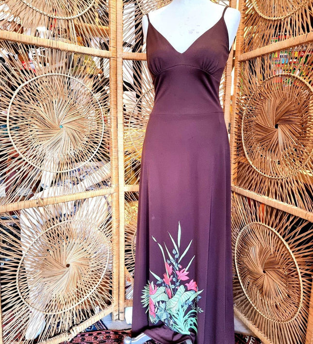 Vintage 70's Charmline Maxi Dress - Yatva