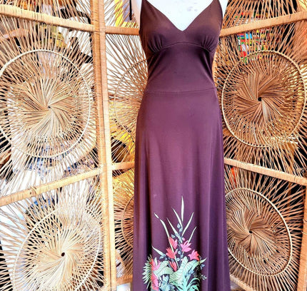 Vintage 70's Charmline Maxi Dress - Yatva