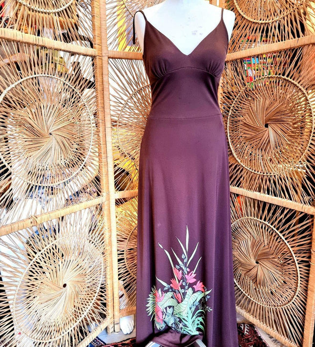 Vintage 70's Charmline Maxi Dress - Yatva
