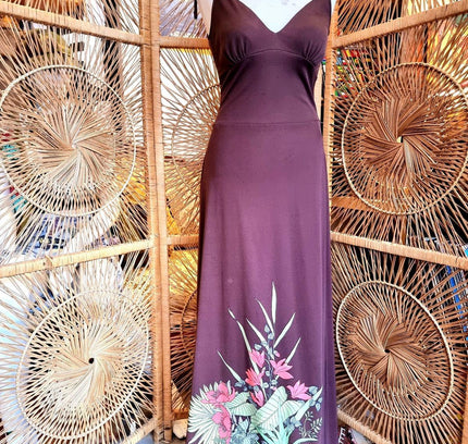 Vintage 70's Charmline Maxi Dress - Yatva