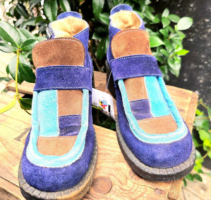 Vintage 70's Chevignon Patchwork Ankle Boots - Yatva