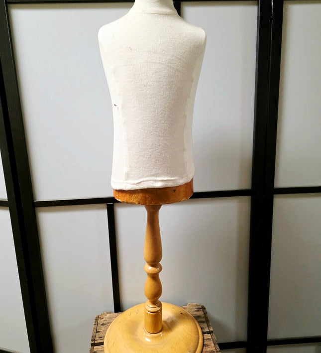 Vintage 70s Child Form Tailor Mannequin | Adjustable Stand - Yatva