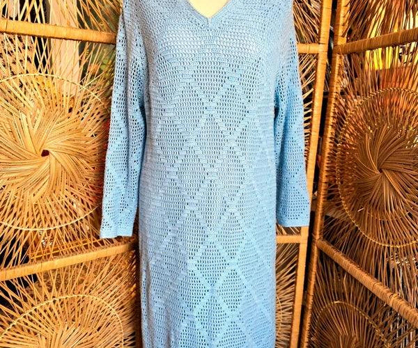 Vintage 70's Crochet Midi Dress – Yatva