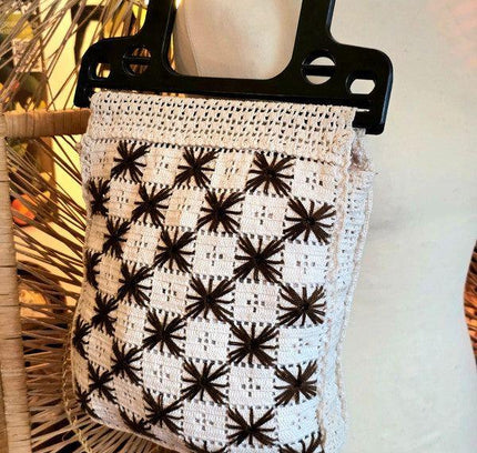 Vintage 70's Crochet Tote Bag - Yatva