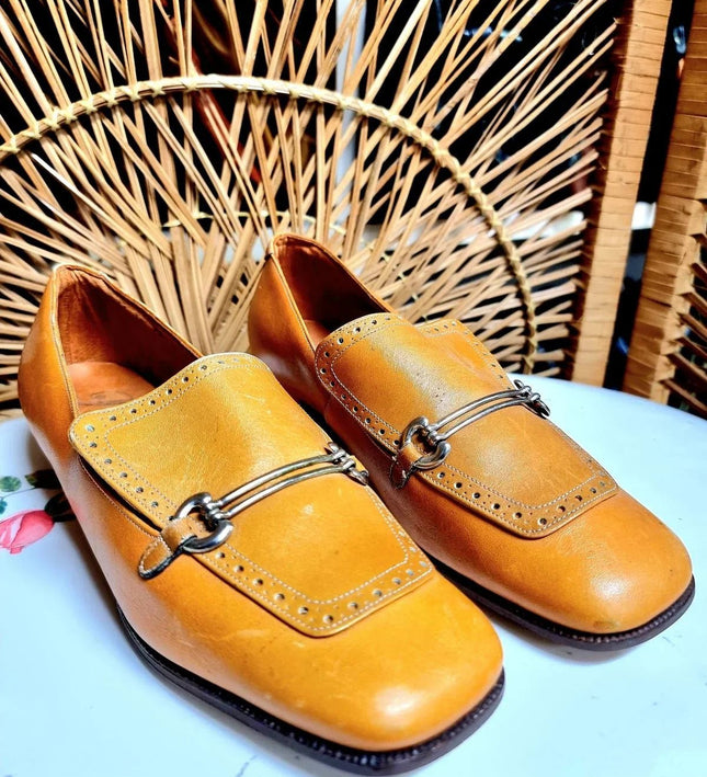 Vintage 70s Dartella Izegem Shoes - Yatva