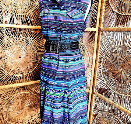 Vintage 70s Diolen Dress - Yatva